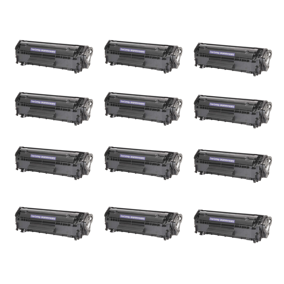 Toner Compatível com HP Q2612A 2612A 12A | 1010 1012 1015 1018 1020 1022 | Caixa com 12 | Premium 2k