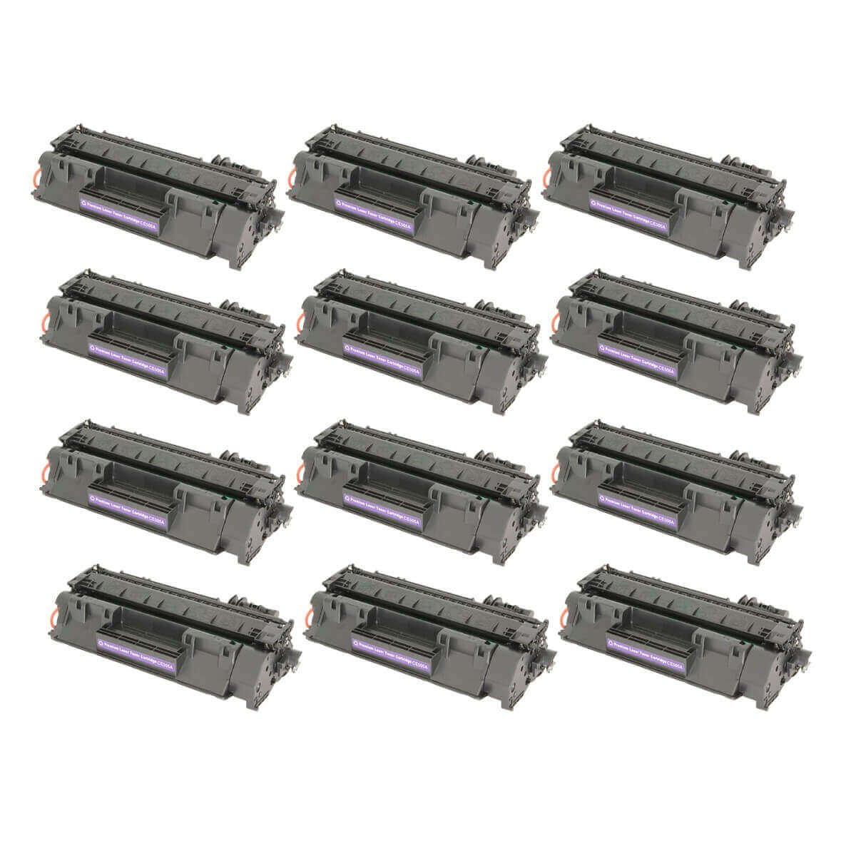 Toner Compatível com HP CE505A CE505AB | P2035 P2055 P2035N P2055N | Caixa com 12 | Premium 2.3k