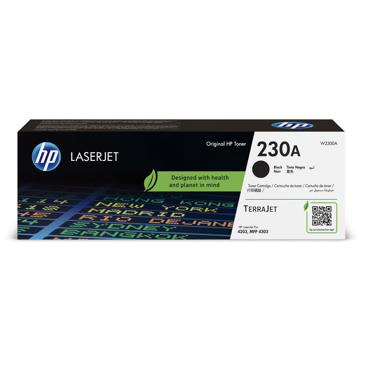 Toner HP W2300A 230A Preto | 4203DNE 4203DWE 4203CDN 4303DW 4303DWE 4303FDW 4303DW | Original 2k