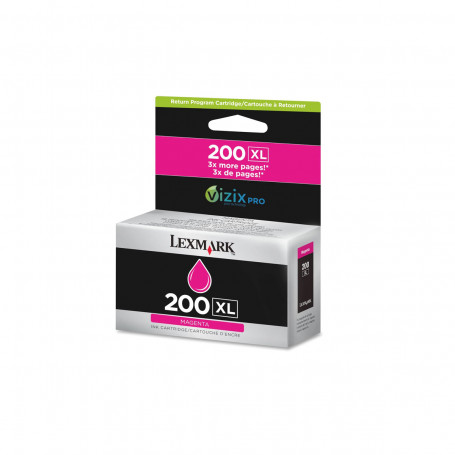 Cartucho de Tinta Lexmark 200XL 14L0176 Magenta | Pro 5500 Pro 5500T Pro 4000 | Original 30,5ml